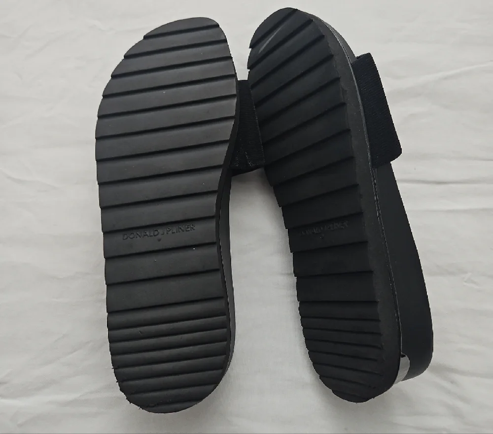 Donald J. Pliner Black Jeweled Slide Mules - Picture 5 of 6